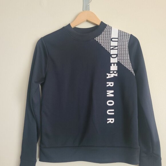 Under Armour Women's Synthetic Fleece Crew Word Mark size xs - Picture 5 of 7